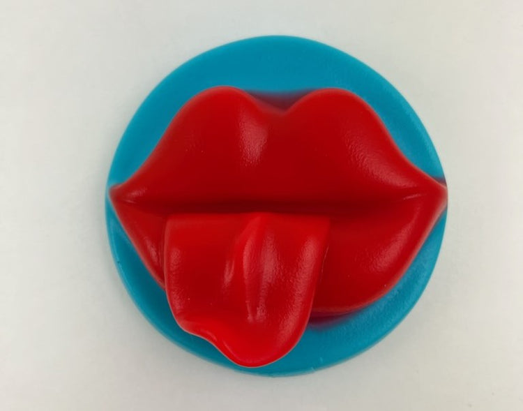 LIMITED EDITION Mouthing Off Red & Turquoise Saddle