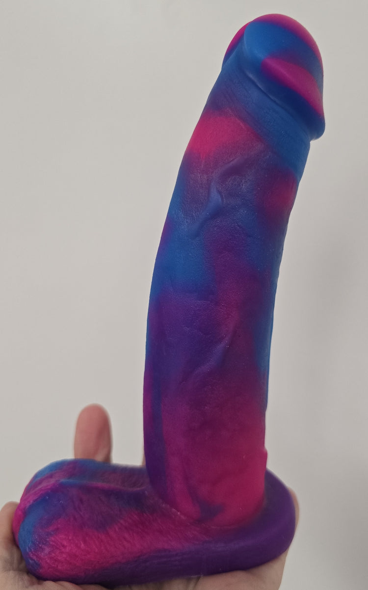 ONE OF A KIND Bandit Pink Blue w/ Purple Base