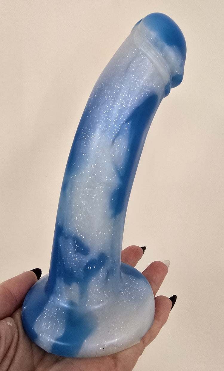 ONE OF A KIND Leo Clouds Blue w/ Glitter