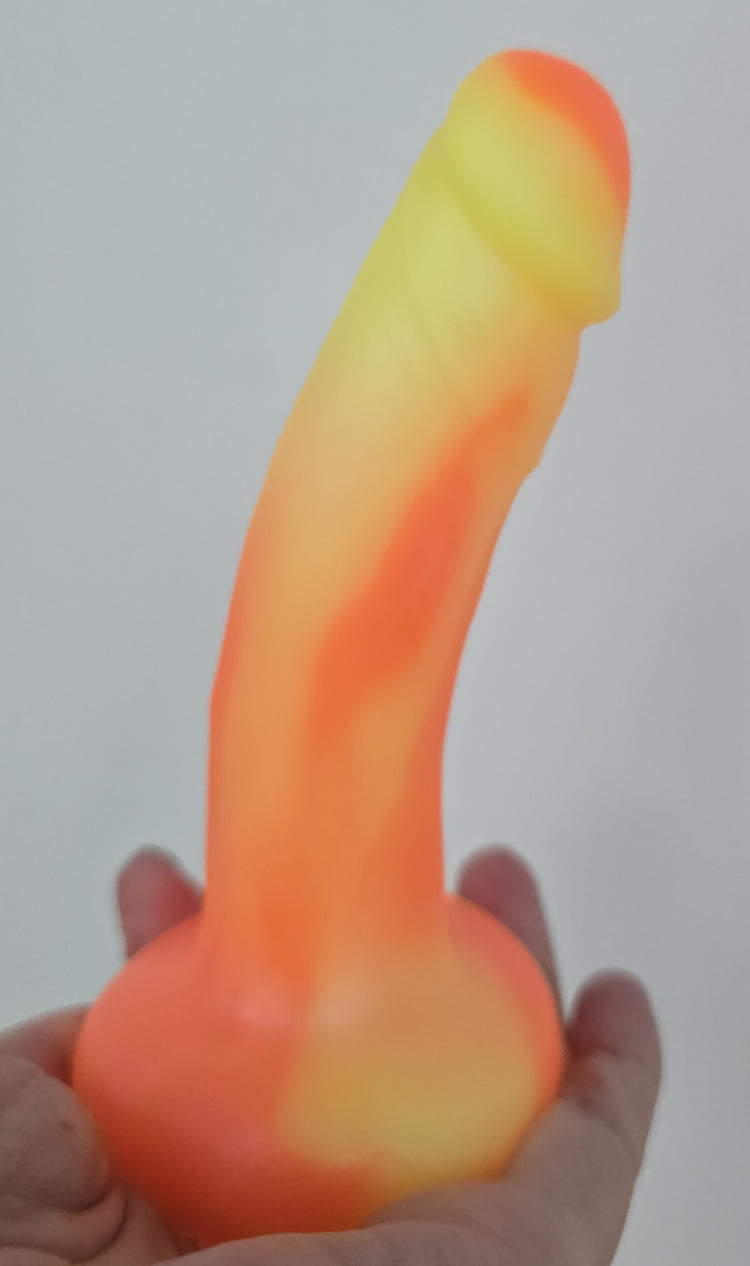 ONE OF A KIND Small Bent Yellow & Orange