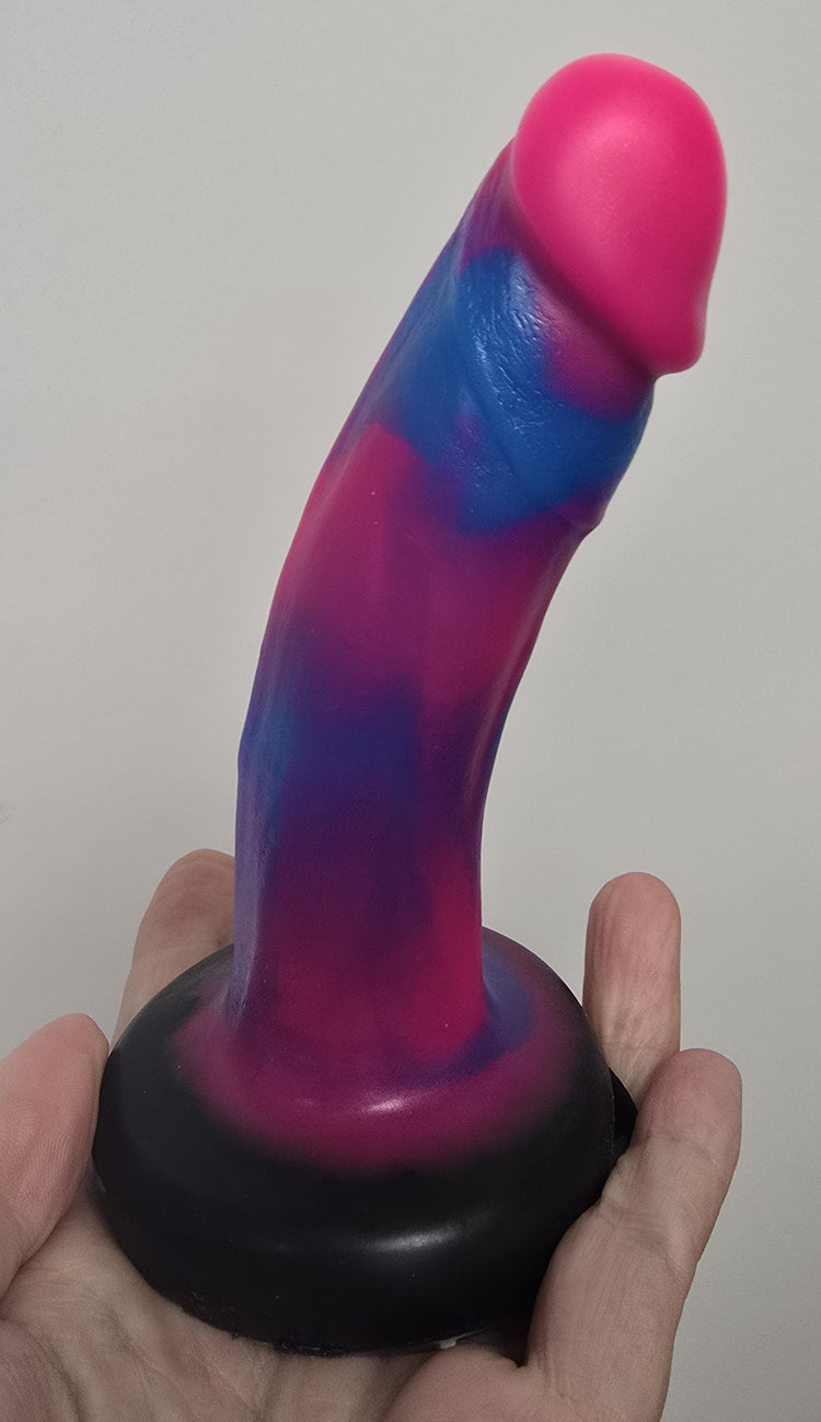 ONE OF A KIND Spur Pink Blue w/ Black Base