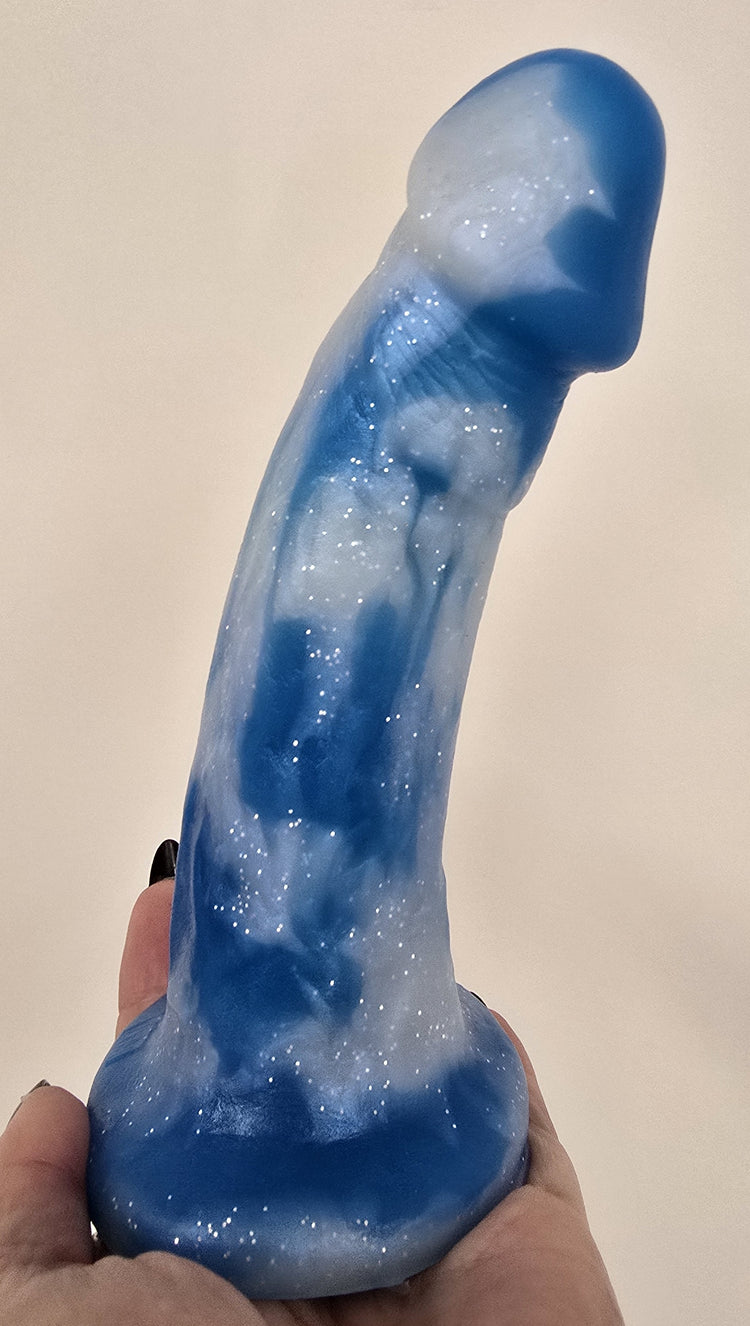 ONE OF A KIND Woody Clouds Blue w/ Glitter