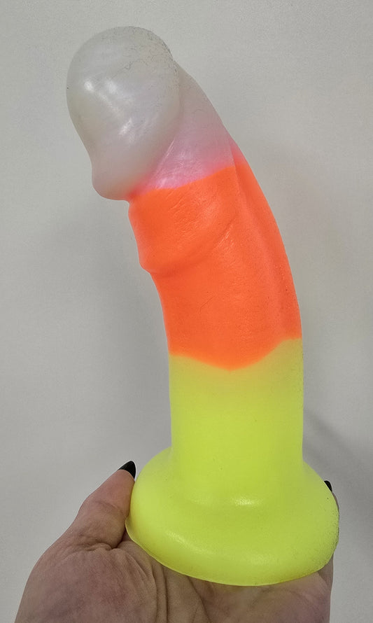 ONE OF A KIND Large Bent Candy Corn
