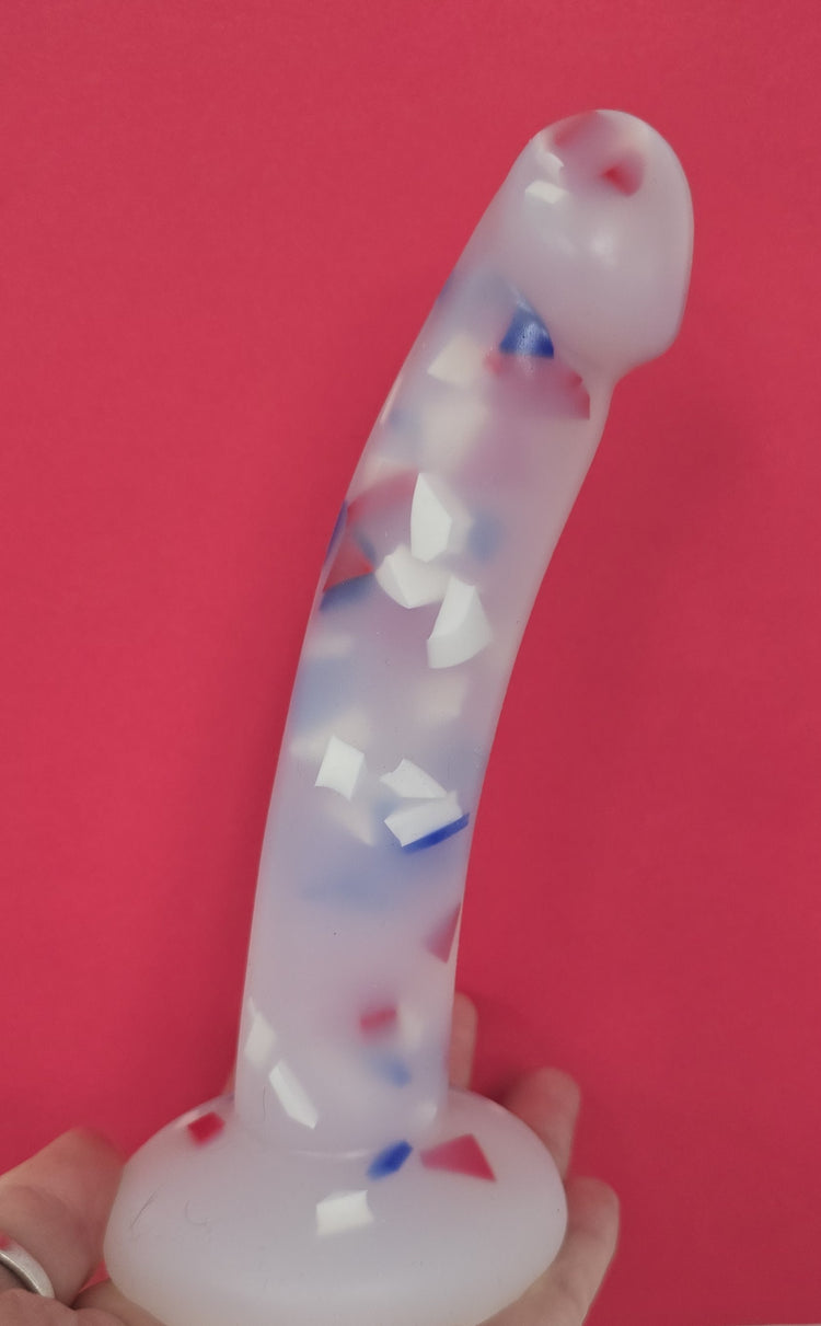 ONE OF A KIND Mistress Red White & Blue Confetti