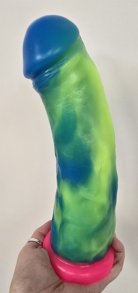 ONE OF A KIND Gambler Yellow Blue & Green w/ Pink base