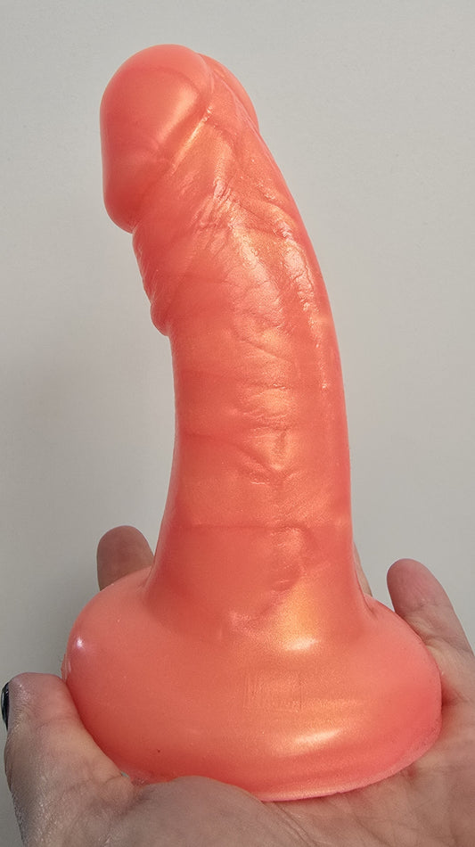 ONE OF A KIND Medium Bent Metallic Orange