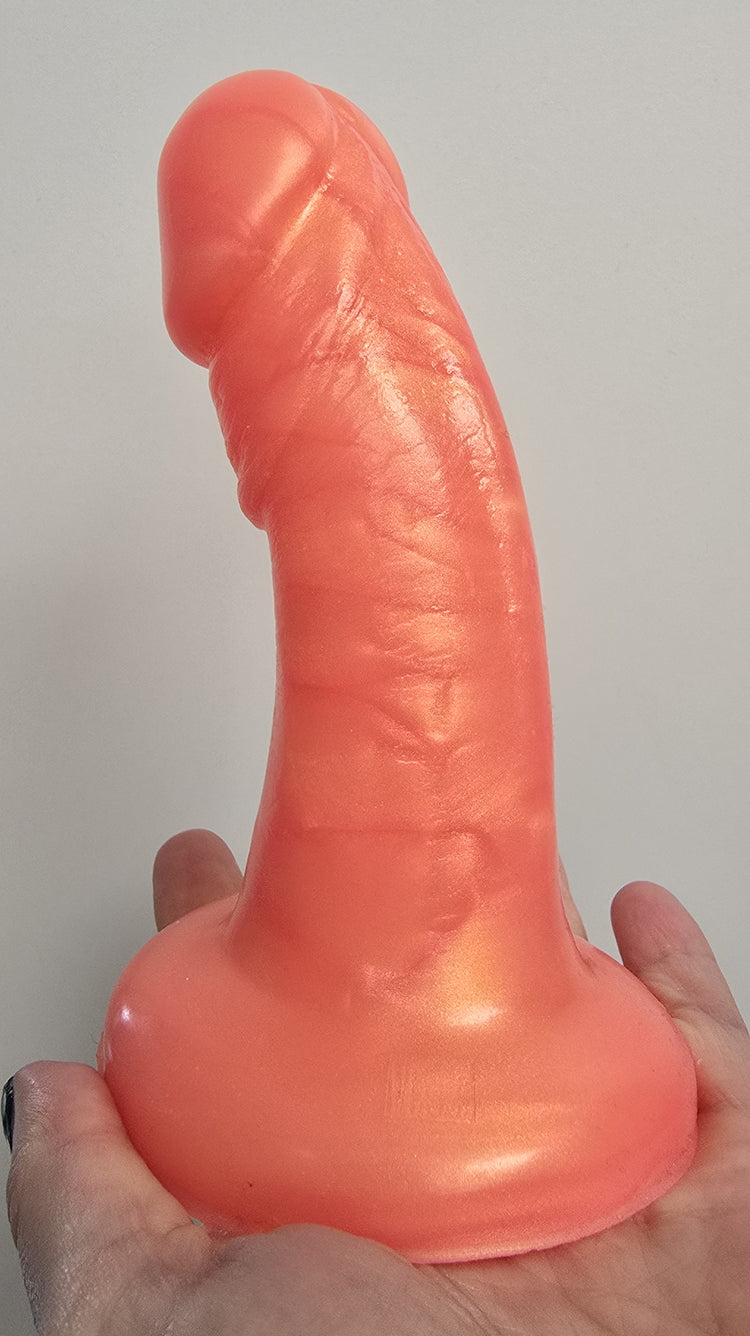 ONE OF A KIND Medium Bent Metallic Orange