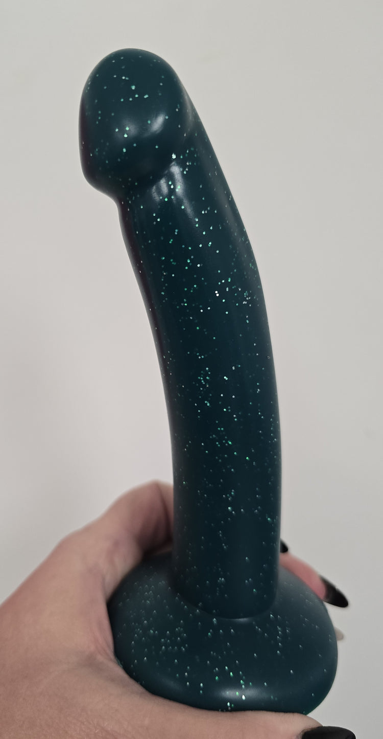 ONE OF A KIND Mistress Green with Glitter